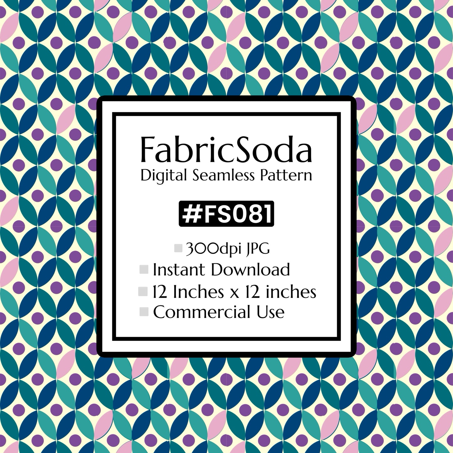 FS081 Pink and Green Geometric Seamless Pattern JPG