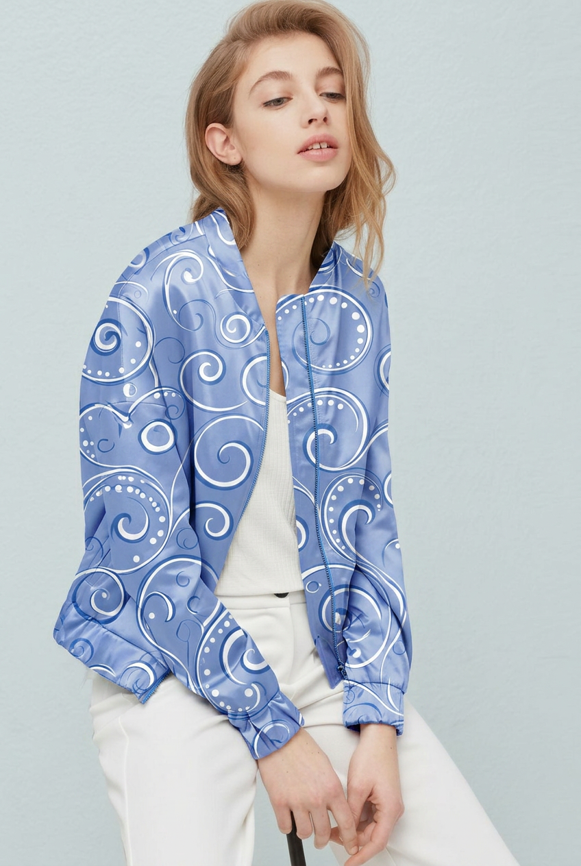 FS033 Bluewave Printed Fabric