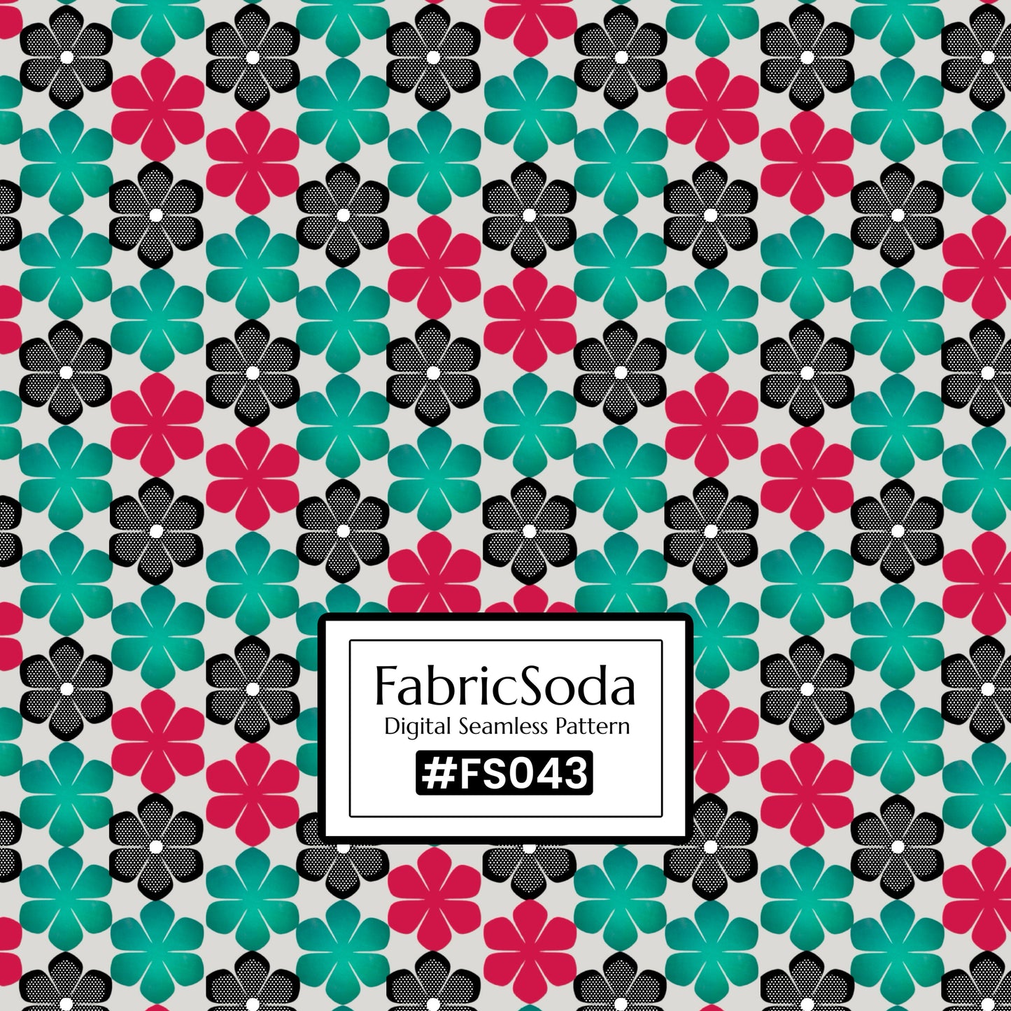 FS043 Christmas Printed Fabric