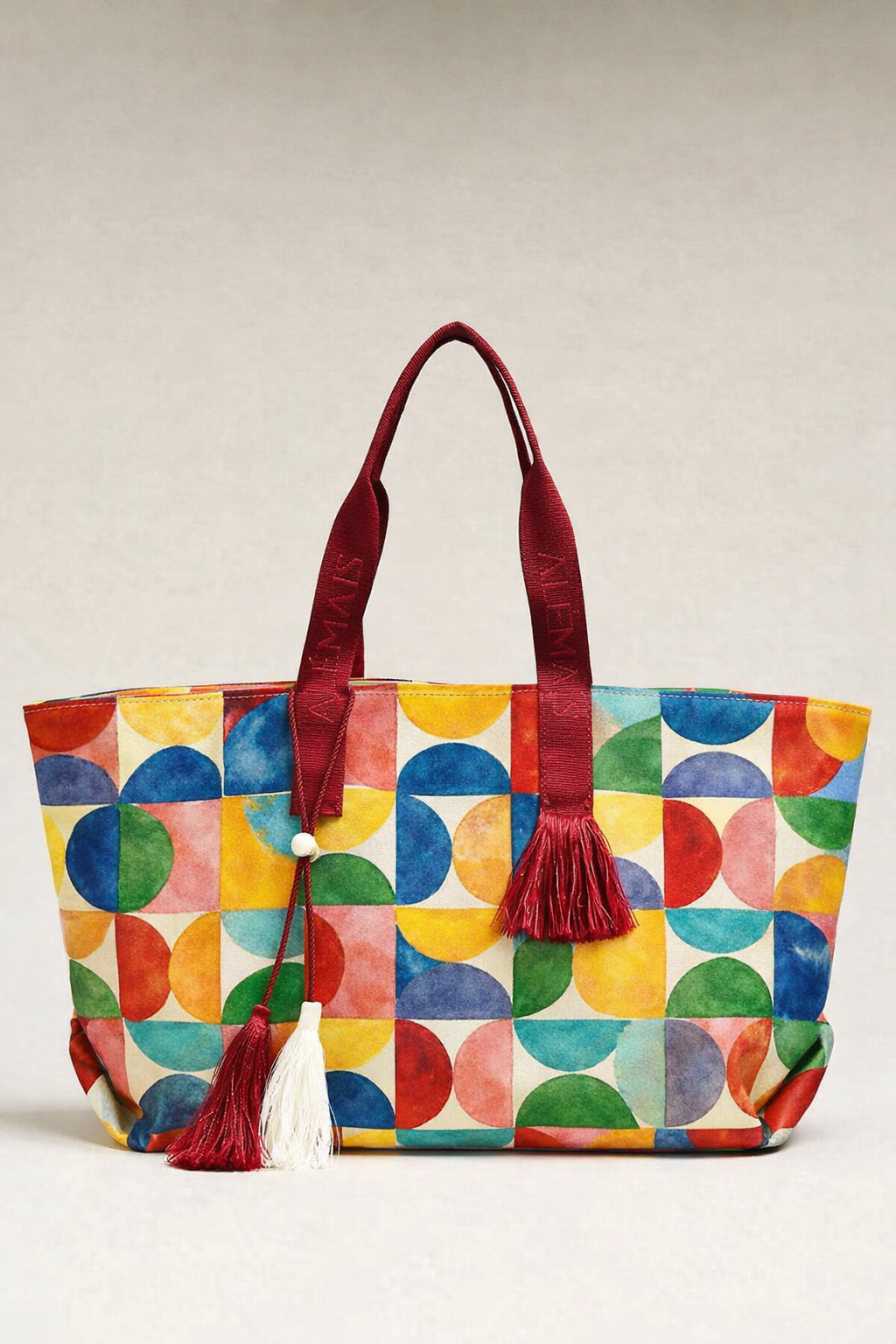 FS065 Colourful Geometric Printed Fabric