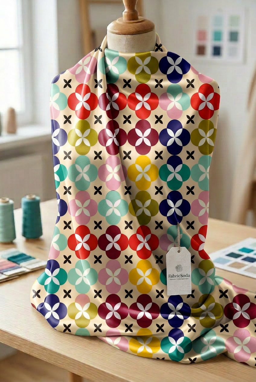 FS083 Multi Colours Geometric Seamless Pattern
