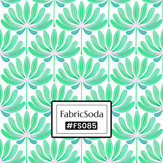FS085 Light Green Floral Seamless Pattern JPG, green floral pattern 