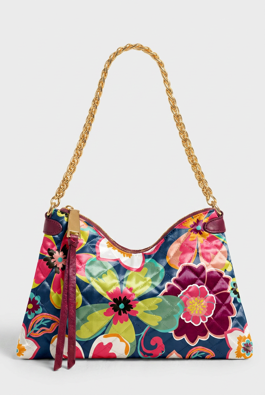 FS088 Colourful Blooming Flowers Seamless Pattern