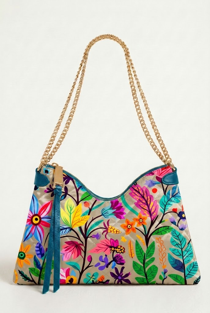 FS100 Wildflower on Beige Seamless Pattern PNG