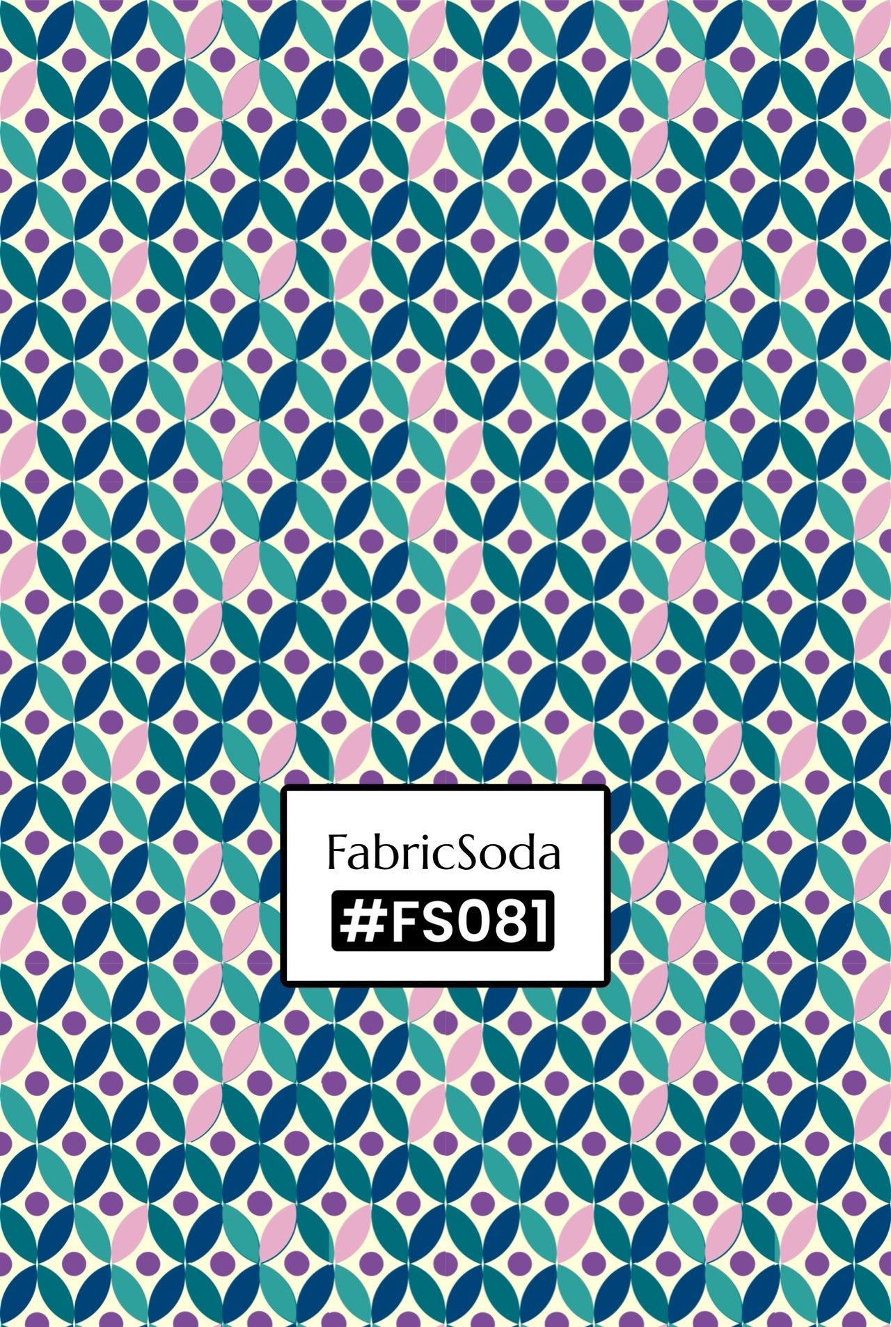 FS081 Pink and Green Geometric Seamless Pattern