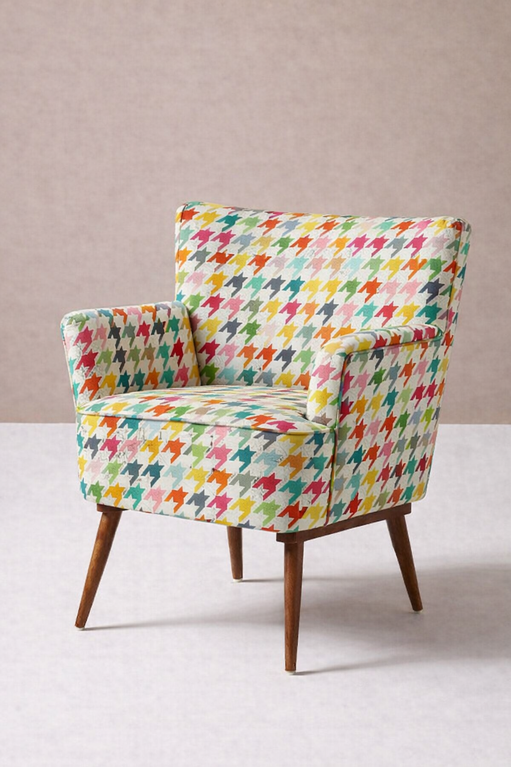 FS073 Colourful Houndstooth Seamless Pattern